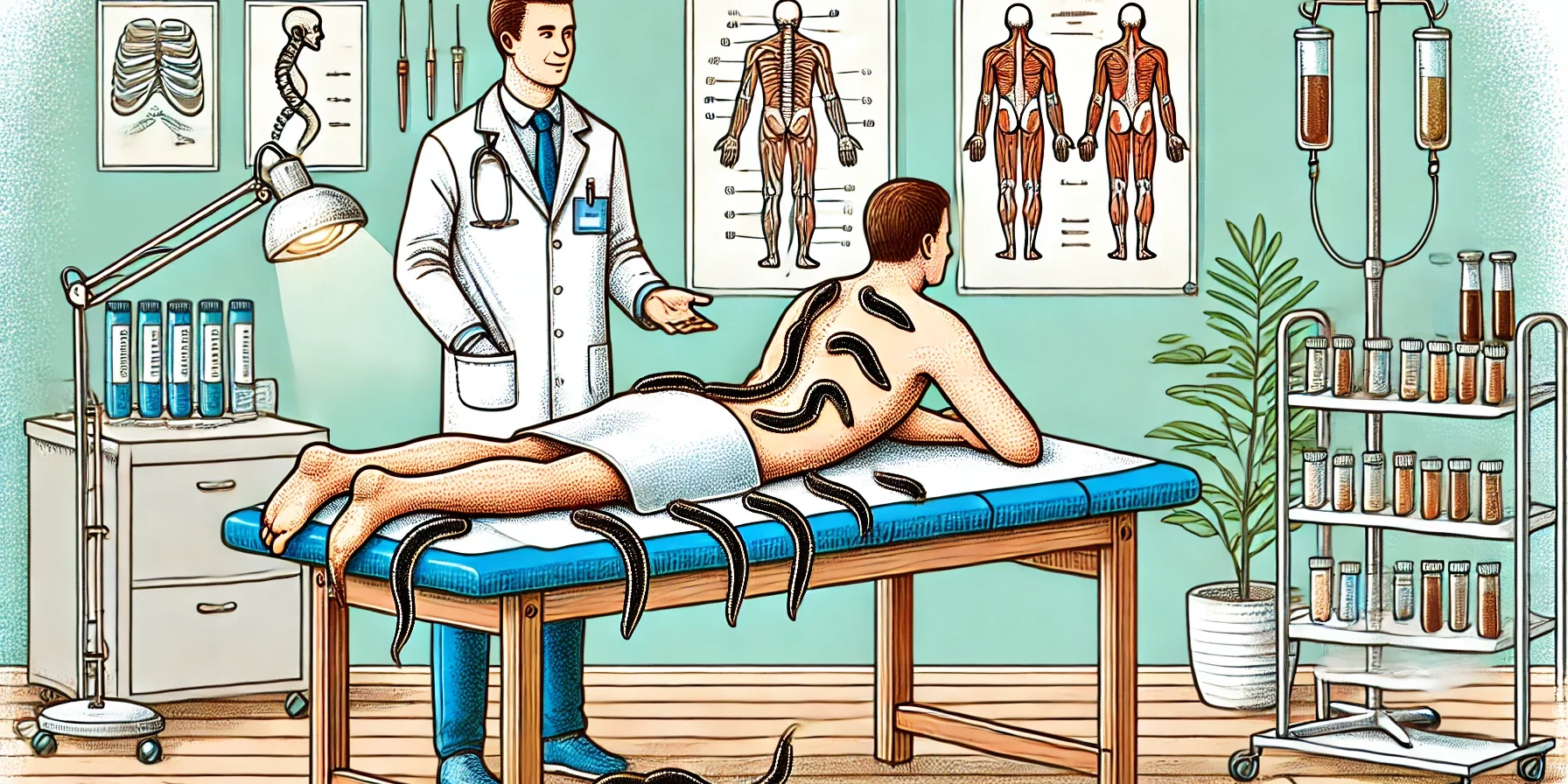 Girudoterapiya-pri-bolyah-v-spine-pomogaet-li-metod